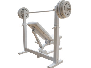 incline bench press 3D Model