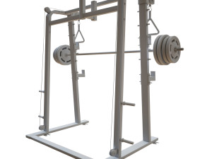half rack for squats Modelo 3D