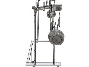 half rack for squats Modelo 3D
