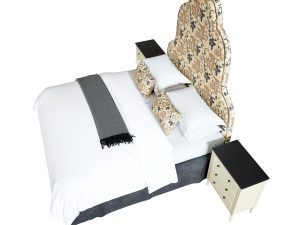 hotel bed 3D Модель