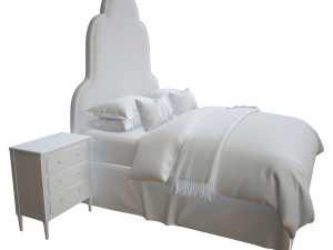 hotel bed 3D Модель