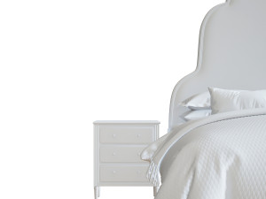 hotel bed 3D Модель