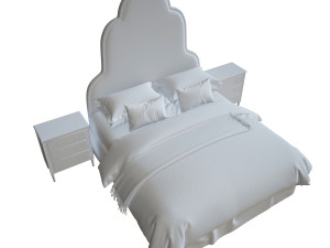 hotel bed 3D Модель