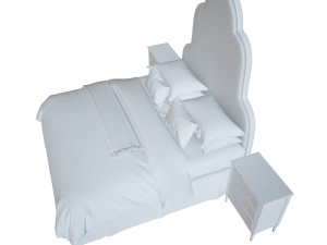 hotel bed 3D Модель