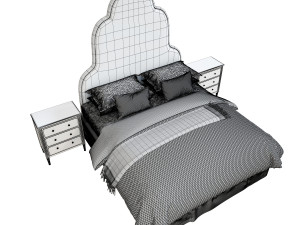 hotel bed 3D Модель