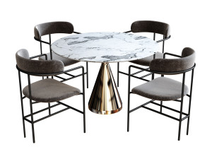 dining set Modelo 3D