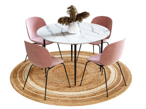 dining set 3D-Modell