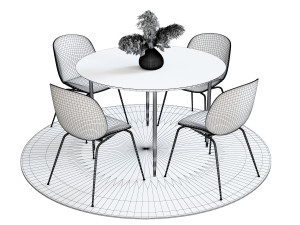 dining set 3D Model