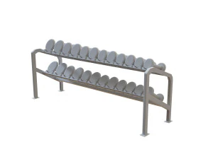 ensemble d'halt&egrave;res Modèle 3D