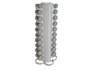 dumbbell set 3D 模型