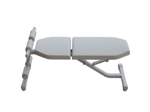 gym bench Modello 3D