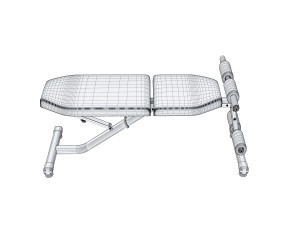 gym bench Modello 3D