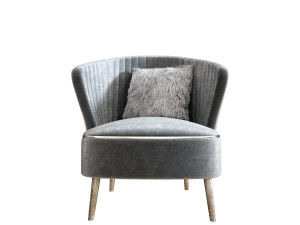 classical armchair Model 3D