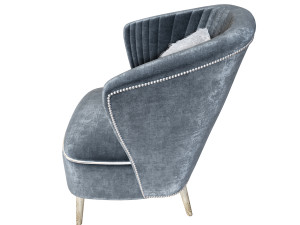 classical armchair Model 3D