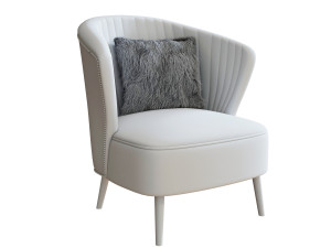 classical armchair Model 3D