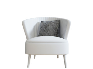 classical armchair Model 3D