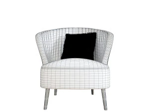 classical armchair 3D Model