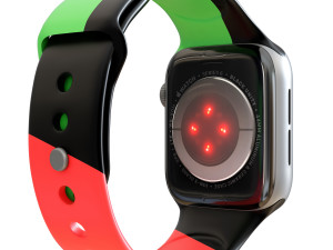 apple watch series 6 black unity sport band 3D मॉडल