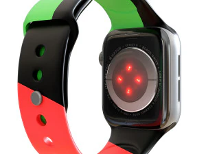 apple watch series 6 black unity sport band 3D Model