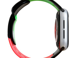 apple watch series 6 black unity sport band 3D मॉडल
