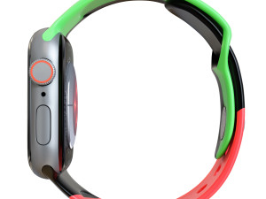 apple watch series 6 black unity sport band 3D मॉडल