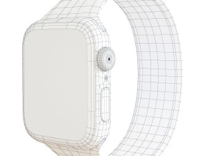 apple watch series 6 kumquat solo loop 3D Model