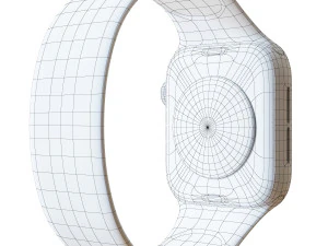 apple watch series 6 kumquat solo loop 3D Model