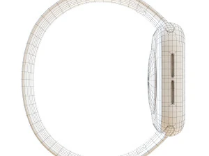 apple watch series 6 kumquat solo loop 3D Model
