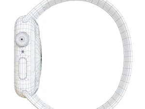 apple watch series 6 kumquat solo loop 3D Model