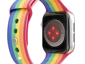 cinturino sportivo apple watch serie 6 edizione pride Modello 3D