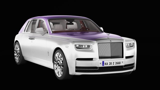 luxury sedan car Modelo 3D .c4d .max .obj .3ds .fbx .stl .blend 