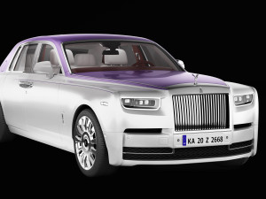 luxury sedan car 3D Model