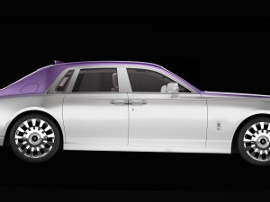 luxury sedan car Modelo 3D
