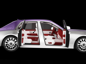 luxury sedan car Modelo 3D