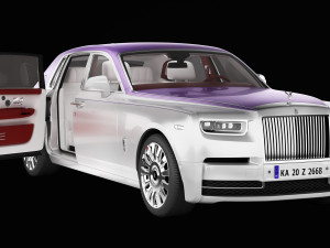 luxury sedan car Modelo 3D