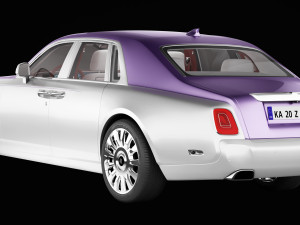 luxury sedan car Modelo 3D