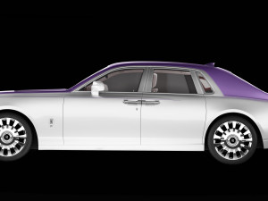 luxury sedan car Modelo 3D