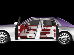 luxury sedan car Modelo 3D