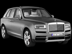 luxury suv car 3D Model