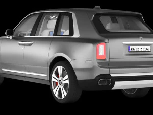 luxury suv car 3D Model