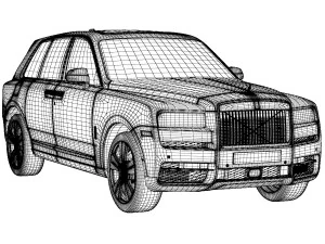 luxury suv car 3D Model