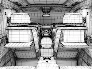 luxury suv car 3D Model