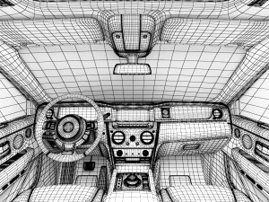 luxury suv car 3D Model