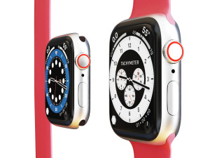 apple watch series 6 red sport band 3D-Modell