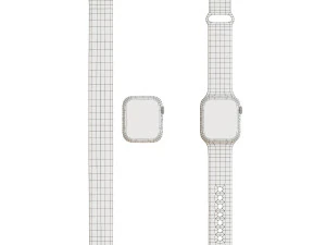 apple watch series 6 red sport band 3D Model