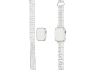 apple watch series 6 red sport band 3D-Modell