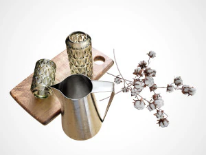 conjunto de accesorios decorativos de cocina Modelo 3D