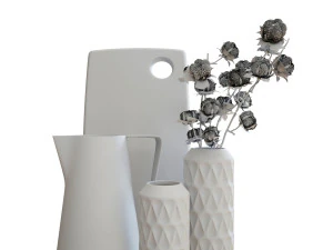 conjunto de accesorios decorativos de cocina Modelo 3D