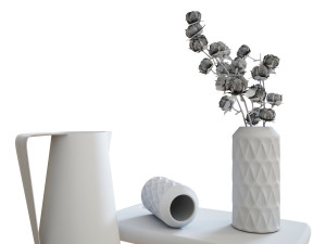 decorative kitchen accessories set 3D Model