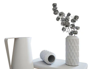 conjunto de accesorios decorativos de cocina Modelo 3D